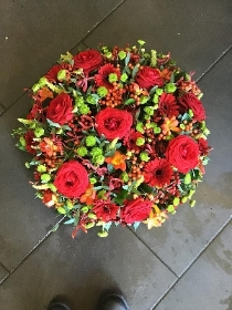 Red and Green Posy
