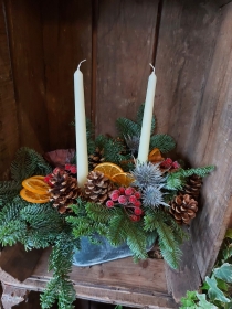 Traditional Advent Pine arrangement