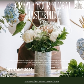 Bring your own vase workshop (or buy one of our vases)   16th May 2026 12 til 2pm